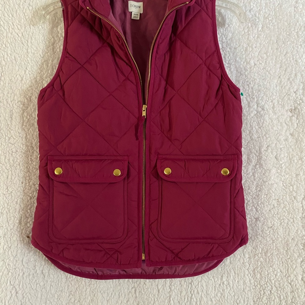 Pink J.Crew vest size XXS - Picture 4 of 7